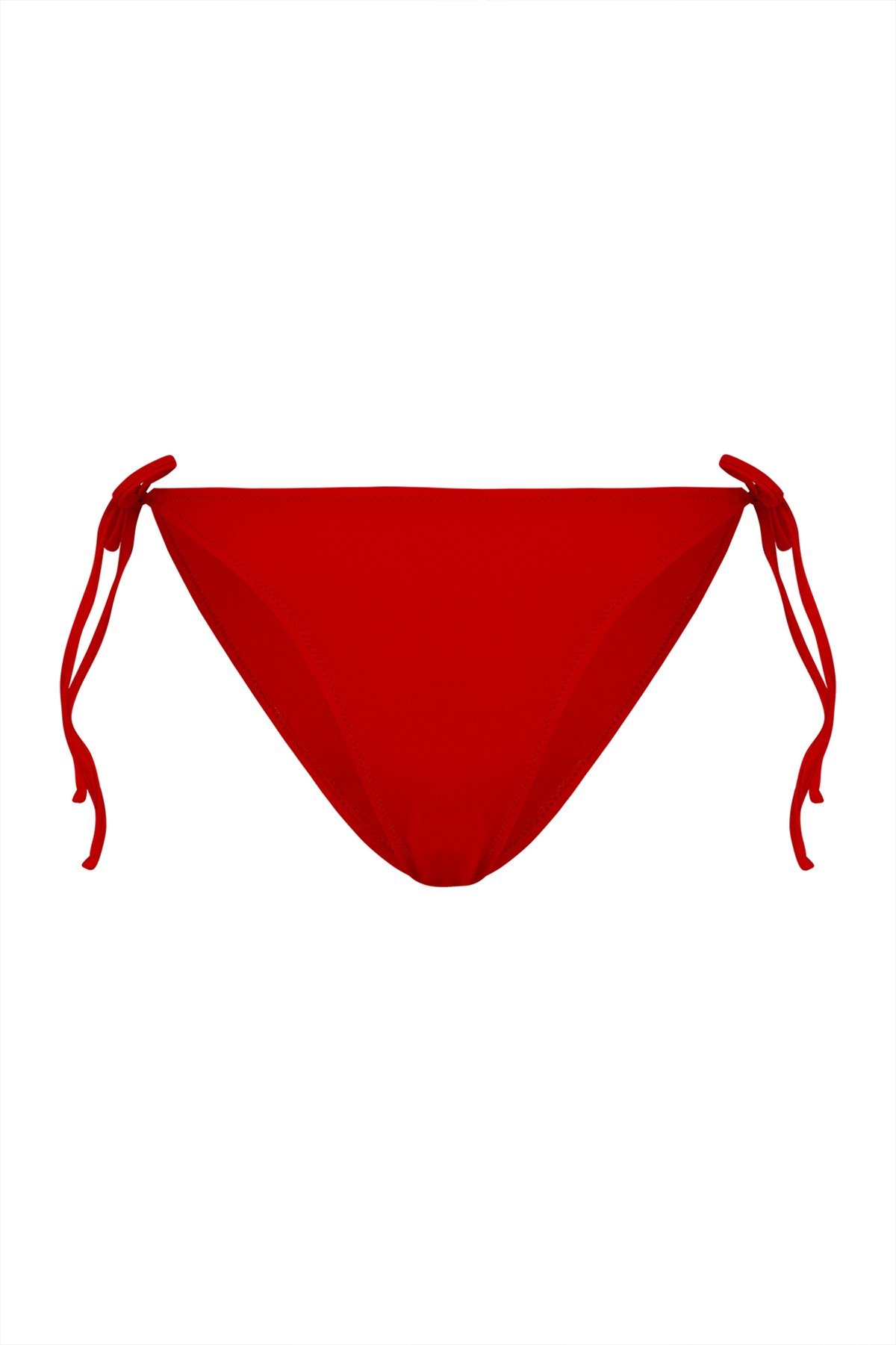 Beria Kadın Çapraz Bağlama Detaylı Üçgen İpli Kırmızı Bikini Takımı