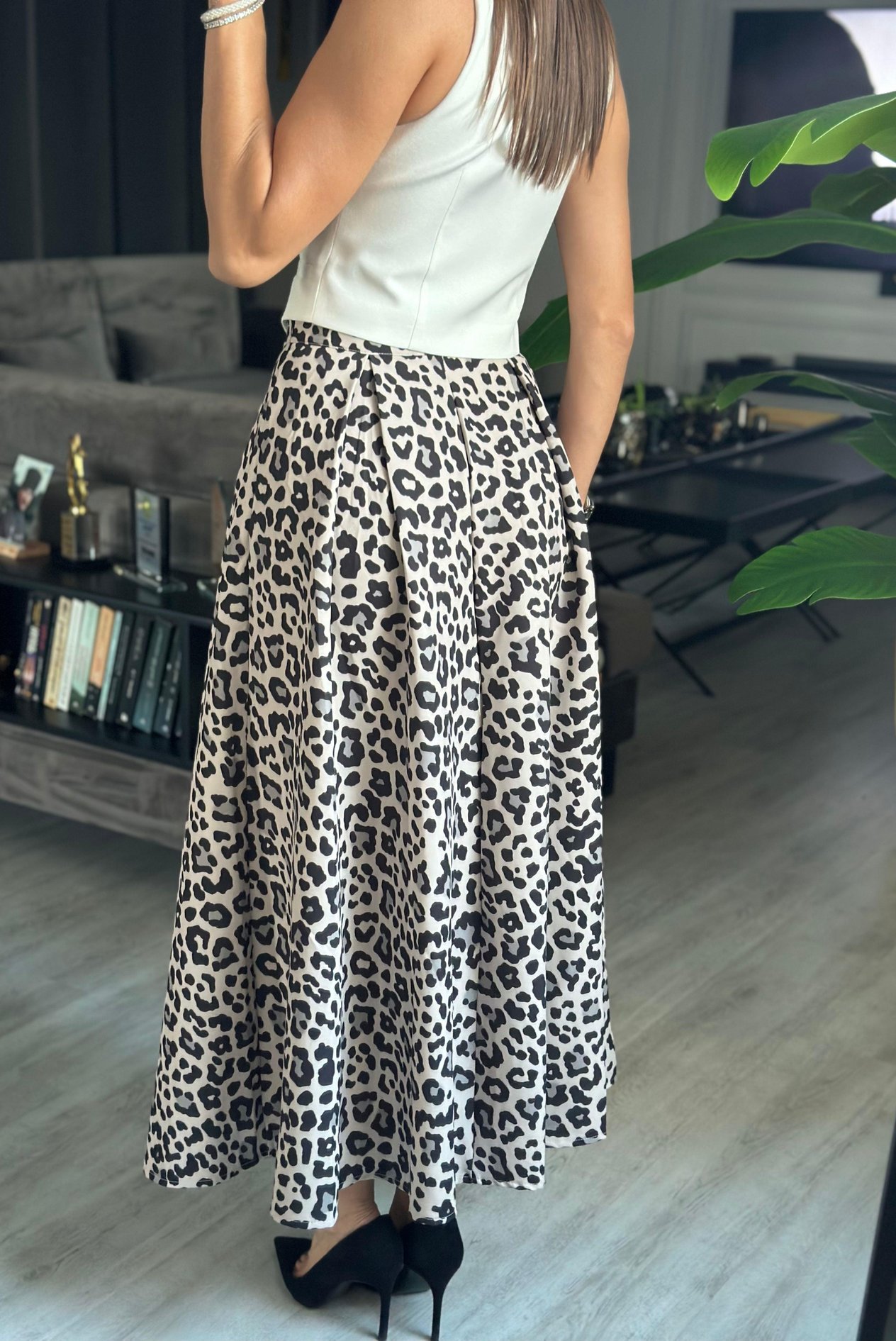 LEOPAR DUBLE KUMAŞ ETEK