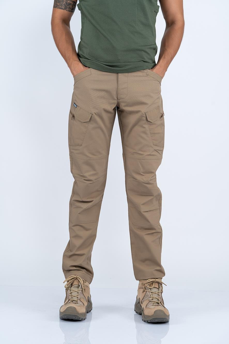 Tactical outdoor pantolon ripstop çok cepli kargo pantolonu - 501