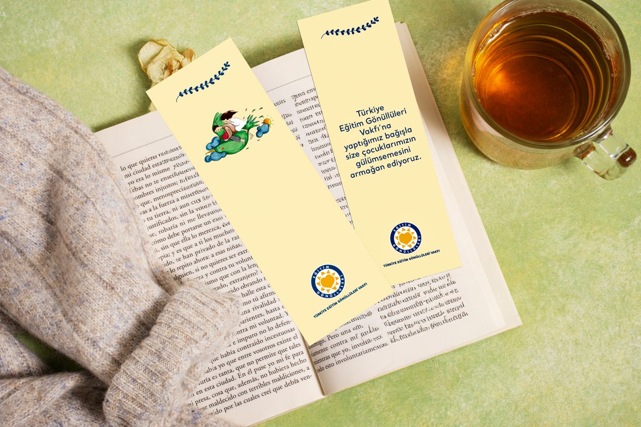 Görkem Şengüler TEGV Özel Tasarımı Lovebird Kitap Ayracı