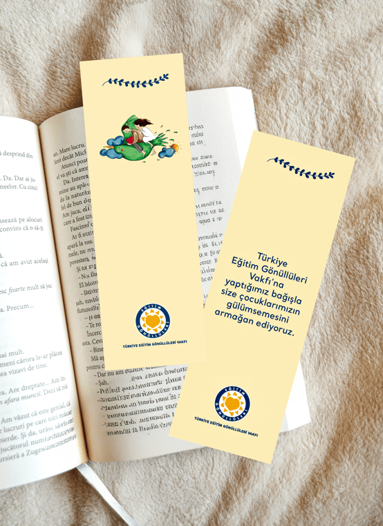 Görkem Şengüler TEGV Özel Tasarımı Lovebird Kitap Ayracı