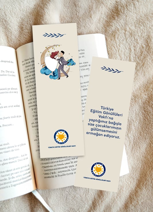 Görkem Şengüler TEGV Özel Tasarımı Luna Kitap Ayracı