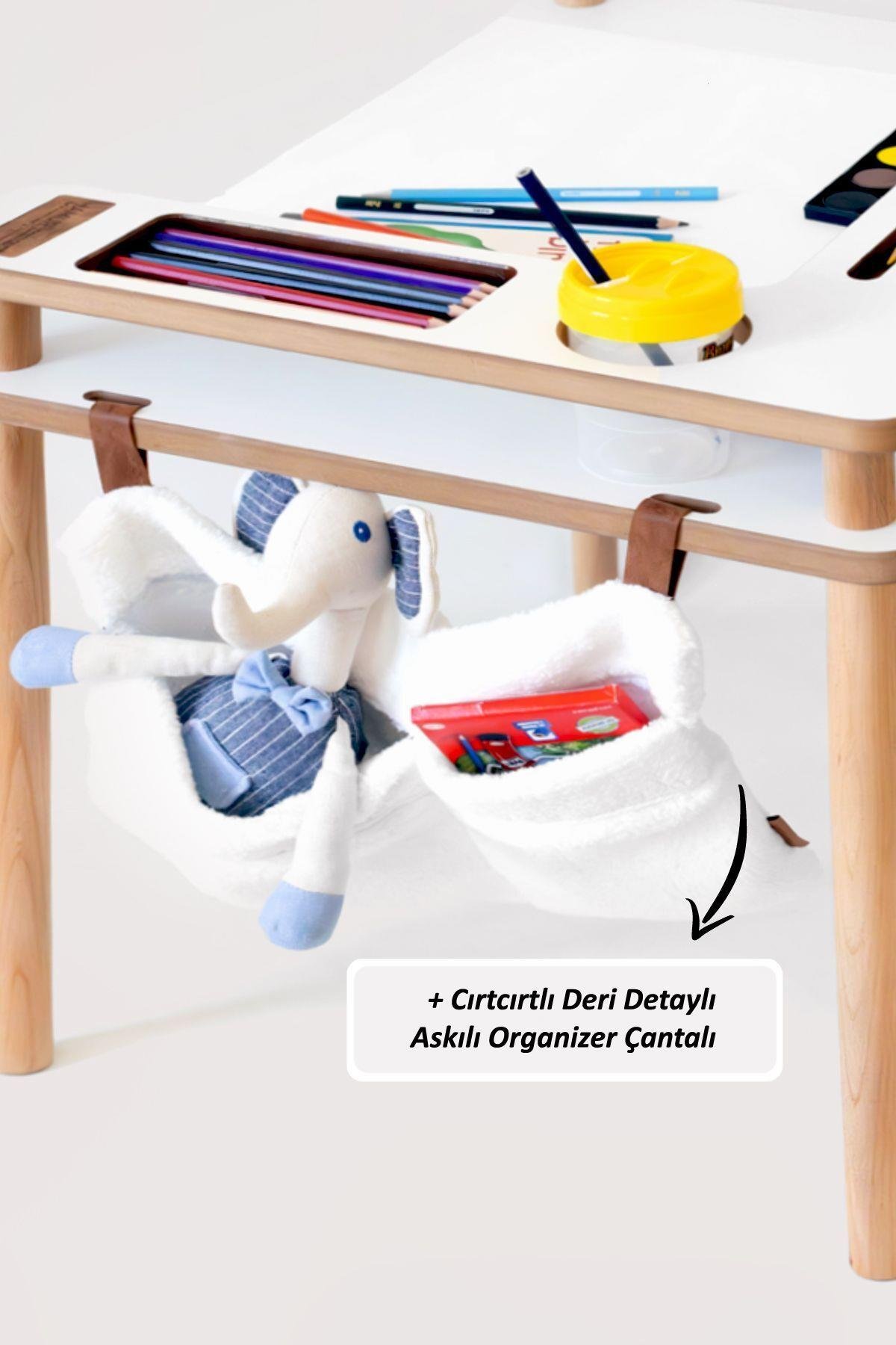 Ahşap Çocuk Etkinlik Masası Urcin