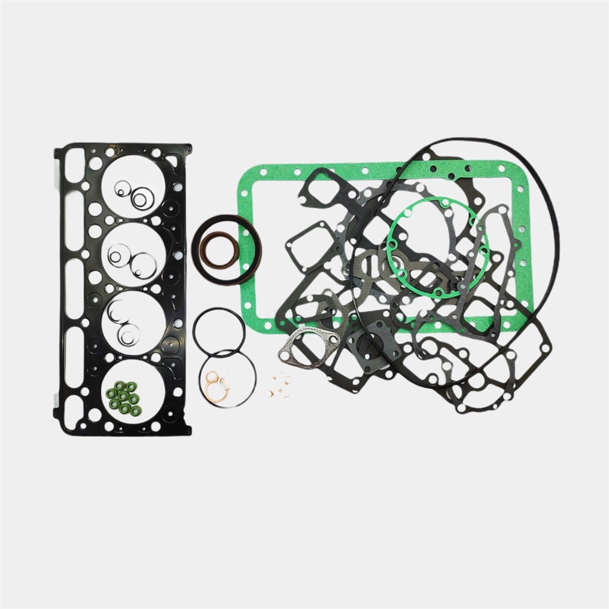 JUEGO DE JUNTAS DE MOTOR (COMPLETO - CABEZA DE CILINDRO ACERO): KUBOTA / V2203
