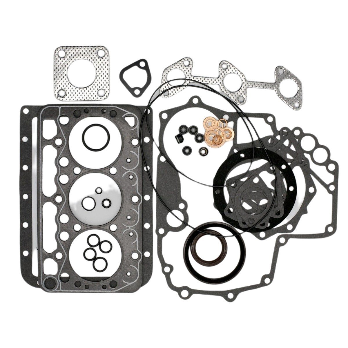 GASKET SET (FULL-CYLINDER HEAD GASKET GRAPHITE) : KUBOTA / D722