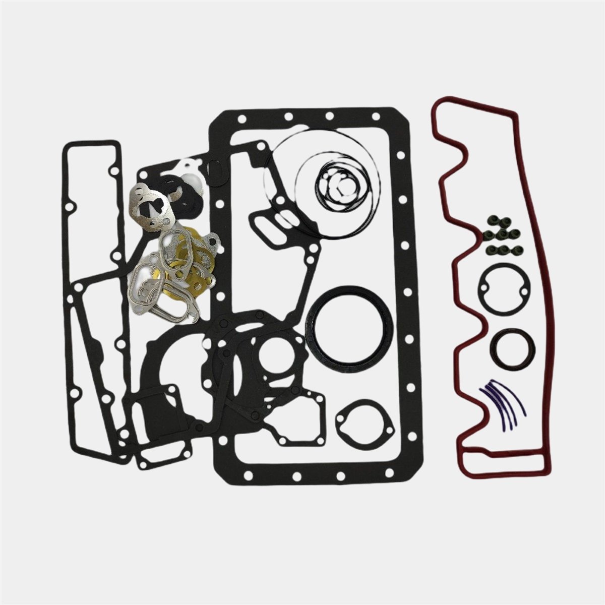 GASKET SET - (WITHOUT CYLINDER HEAD GASKET) : LOMBARDINI / LDW 2004 / LDW 2204