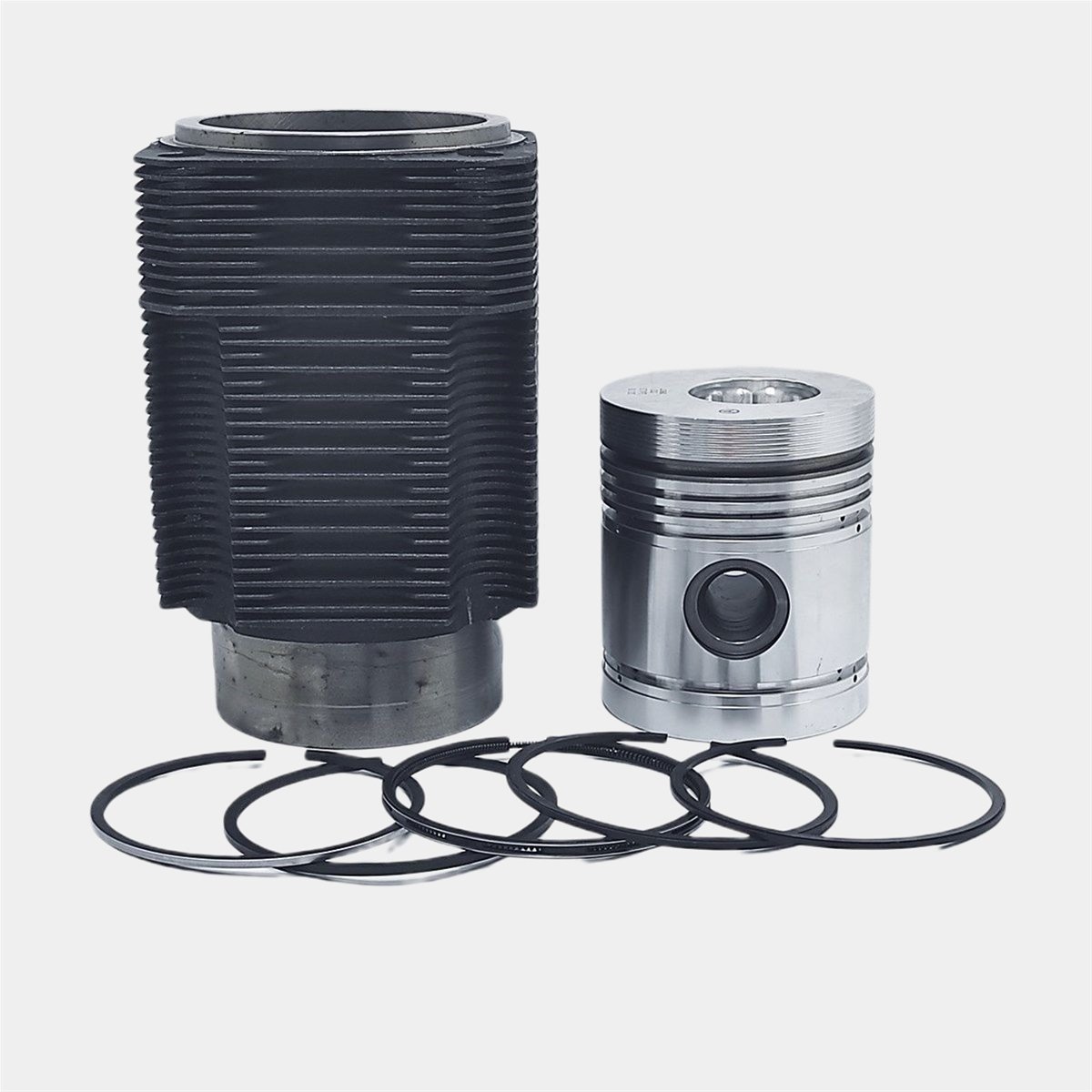 TROUSSE DE RÉPARATION (PISTON (AVEC ALFIN) + JEU DE SEGMENTS + DOUBLURE DE CYLINDRE-Refroidi à l'eau- DIAMÈTRE: 107.95 mm): LISTER / HR-4 / HR-6
