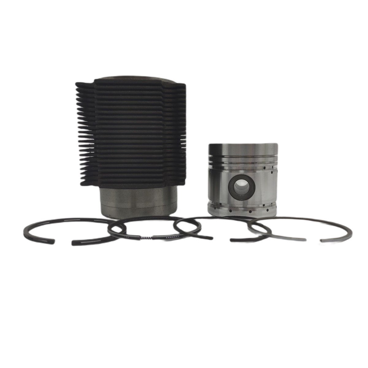 TROUSSE DE RÉPARATION (PISTON + JEU DE SEGMENTS + DOUBLURE DE CYLINDRE-Refroidi à l'eau- DIAMÈTRE: 82.55 mm): LISTER / LT-1 / LT-2