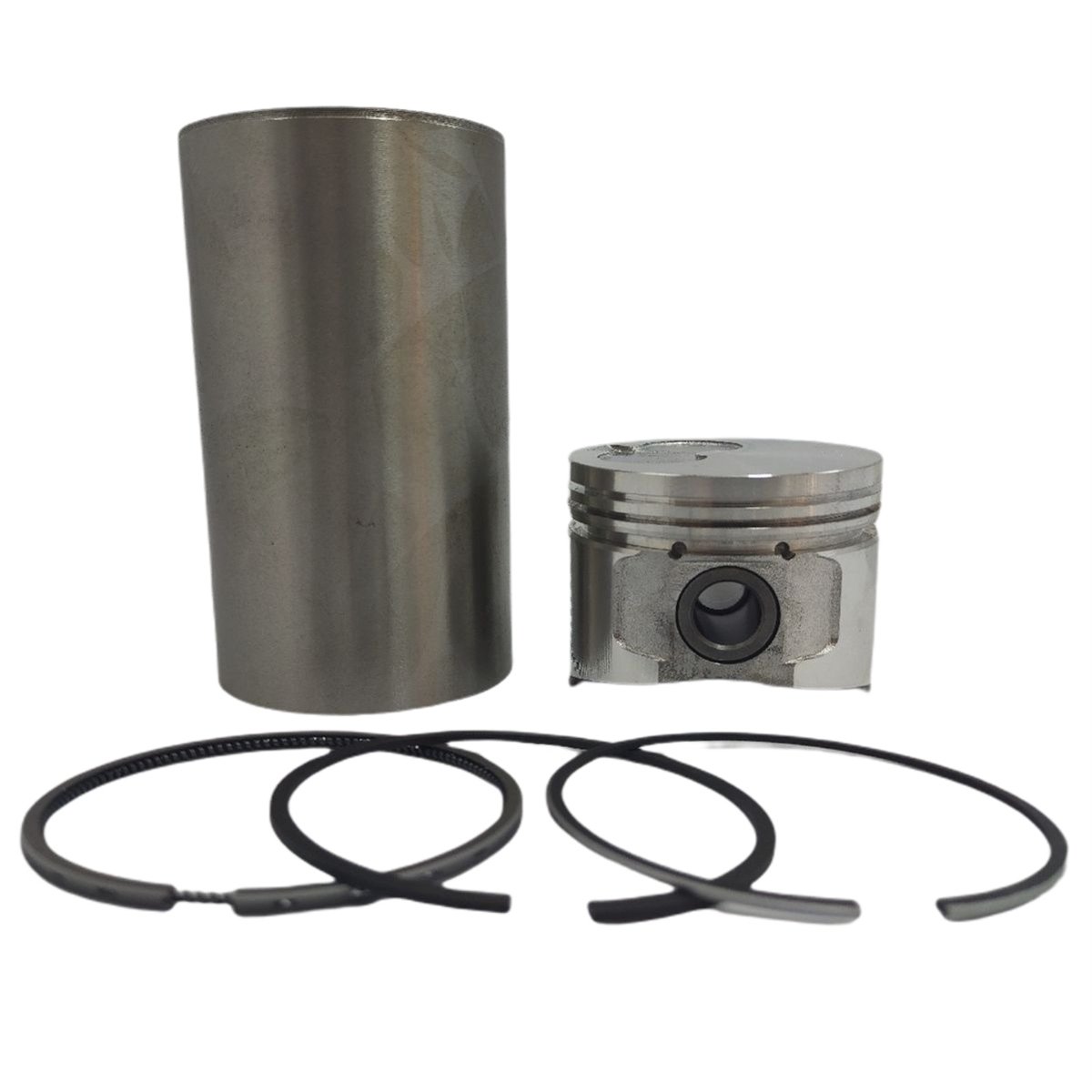 TROUSSE DE RÉPARATION (PISTON + JEU DE SEGMENTS + DOUBLURE DE CYLINDRE - DEMI FINITIONED - DIAMÈTRE :68.00 mm): YANMAR / 2TNE68 / 3TNE68 / RÉFÉRENCE NOMBRE: 119265-22601-K