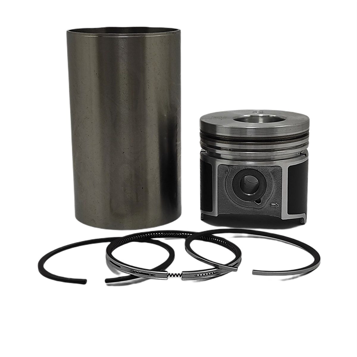 TROUSSE DE RÉPARATION (PISTON + JEU DE SEGMENTS + DOUBLURE DE CYLINDRE - DEMI FINITION - DIAMÈTRE: 83.00 mm): KUBOTA / D1503-DI / V2003-DI