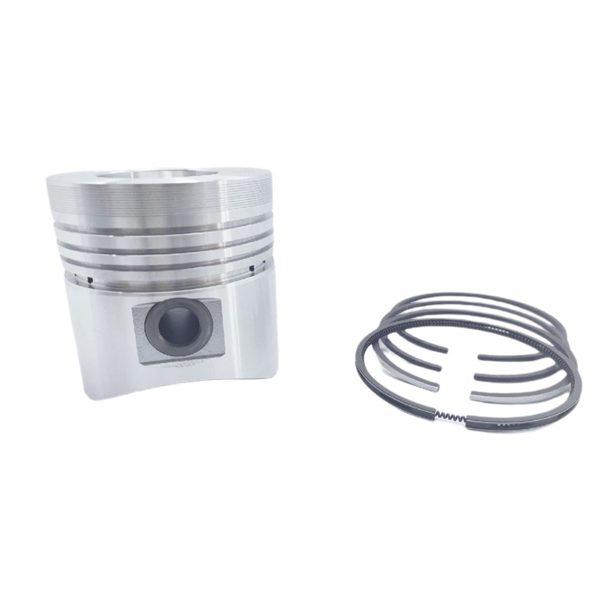 PISTON + JEU DE SEGMENTS (0.50 - DIAMÈTRE : 102.50 mm) : LOMBARDINI / 4LD 820