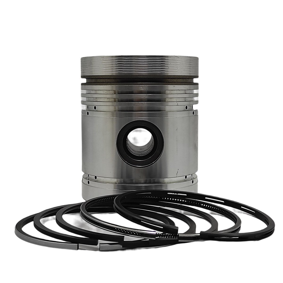 PISTON + JEU DE SEGMENTS (0.50 - DIAMÈTRE: 108.45 mm): LISTER / HR / HL / HLT