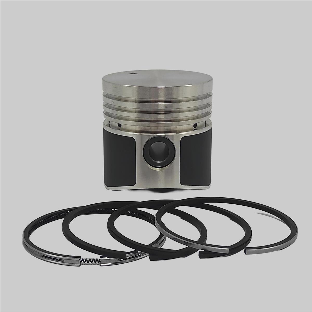 PISTON + PISTON RING SET (0.50 - OVERSIZE - DIAMETER: 68.50 mm): MITSUBISHI / K3B / K4B