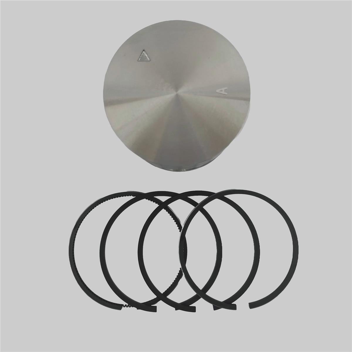 PISTON + PISTON RING SET (0.50 - OVERSIZE - DIAMETER: 68.50 mm): MITSUBISHI / K3B / K4B