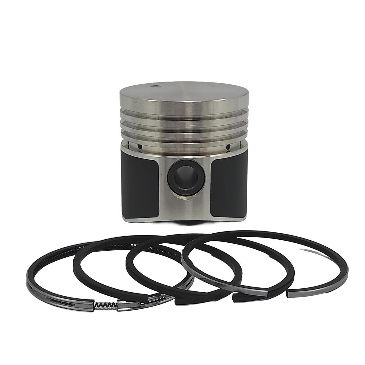 PISTON + PISTON RING SET (0.50 - OVERSIZE - DIAMETER: 68.50 mm): MITSUBISHI / K3B / K4B