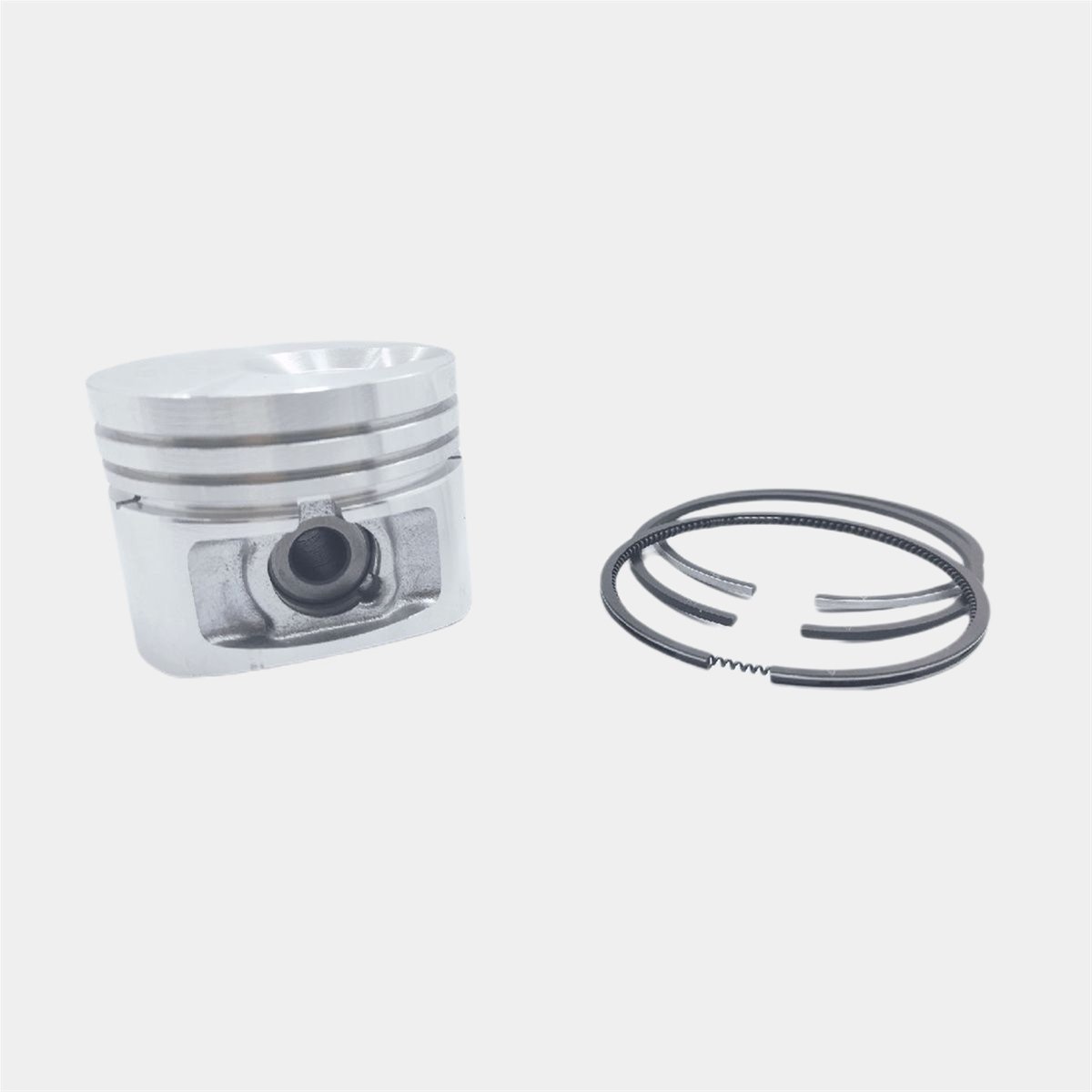 PISTON + PISTON RING SET (0.50 - DIAMETER: 72.50 mm) : LOMBARDINI / LDW 502 Citycar