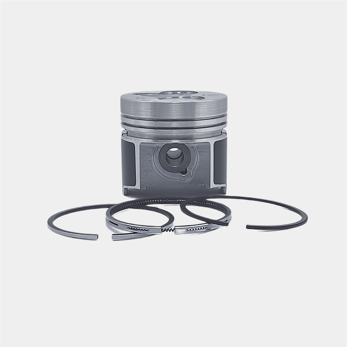 PISTON + PISTON RING SET (0.50 - DIAMETER: 87.50 mm) : KUBOTA / D1803-M / V2203-M / REFERENCE NUMBER: 1G813-21110 (0.50)-S