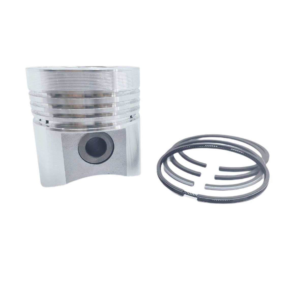 PISTON + JEU DE SEGMENTS (0.50 - DIAMÈTRE: 95.50 mm) : LOMBARDINI / LDA 672 / LDA 673 / LDA 674 / 5LD 675-2;3