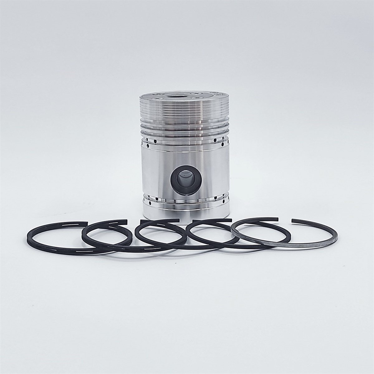 PISTON + JEU DE SEGMENTS (1.00 - DIAMÈTRE: 77.20 mm): LISTER / LR-1 / LR-2