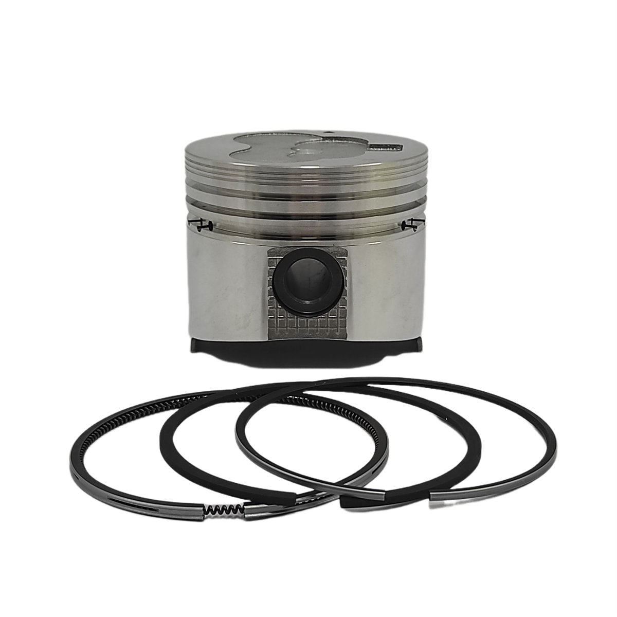 PISTON + PISTON RING SET (STD - DIAMETER: 76.00 mm - DIAMETER 21 PIN): MITSUBISHI / L2E / L3E / REFERENCE NUMBER: 30L17-10013-S