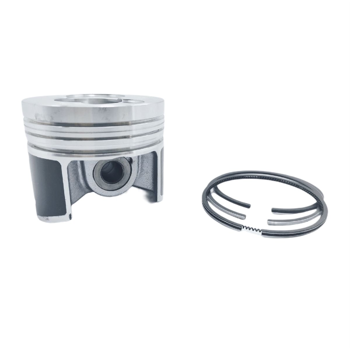 PISTON + JEU DE SEGMENTS (STD - DIAMÈTRE: 86.00 mm): RUGGERINI / RY 110