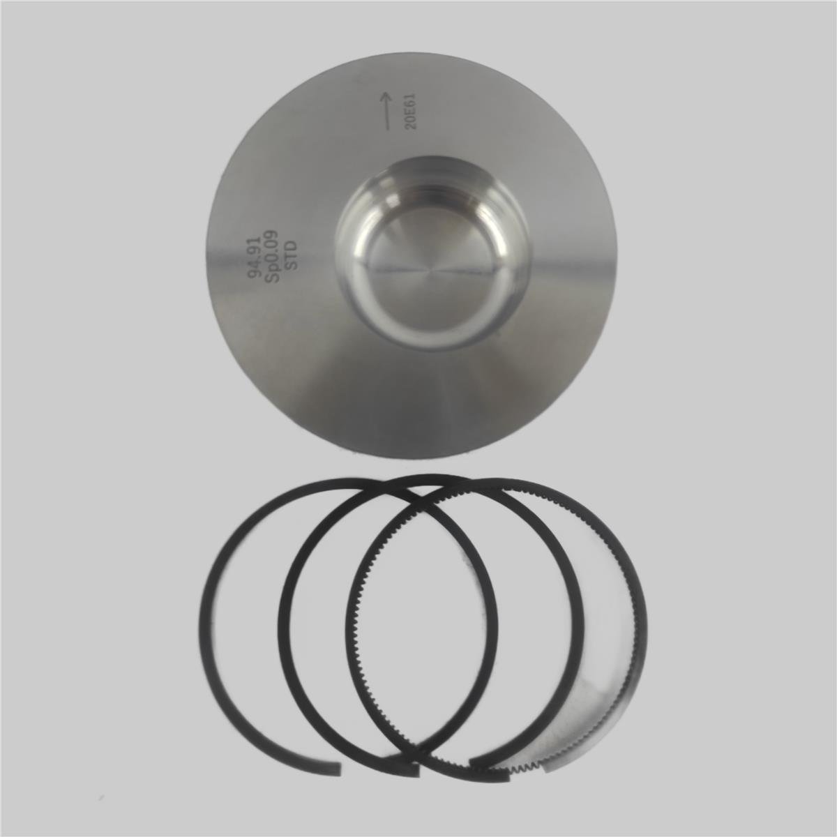 PİSTON + SEGMAN SETİ (STD - ÇAP: 92.00 mm): DEUTZ / F1L 411 D / F2L 411 D