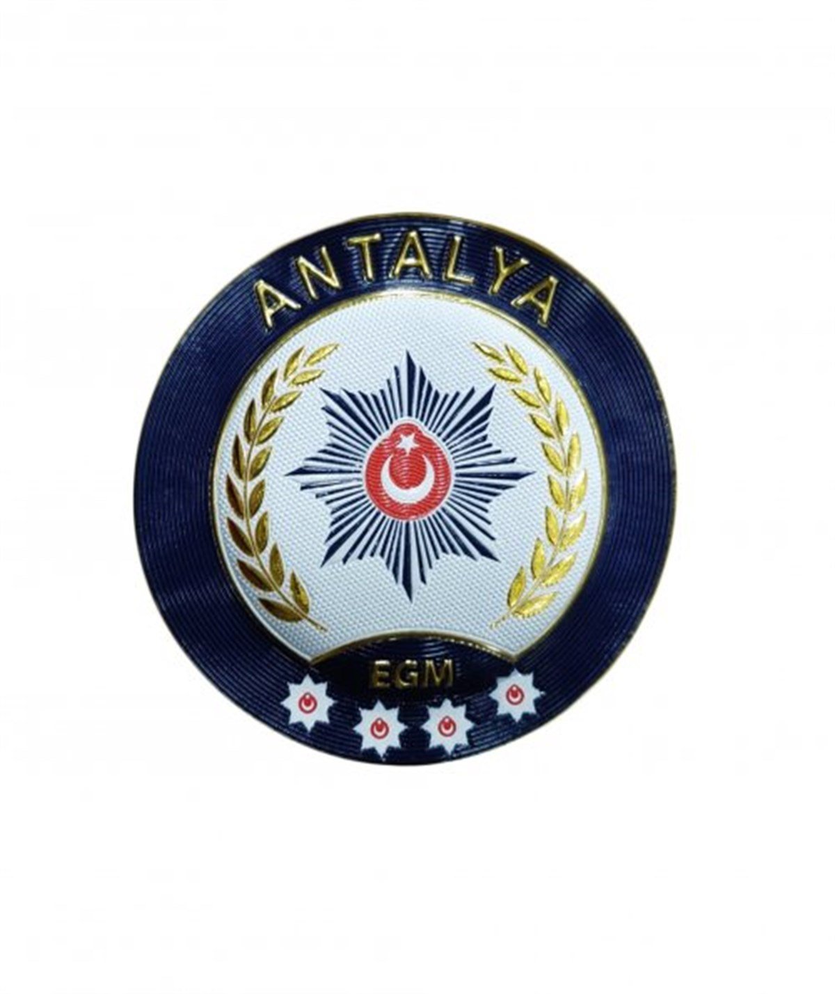 Polis Antalya İl Arması Yeni 3 Boyutlu