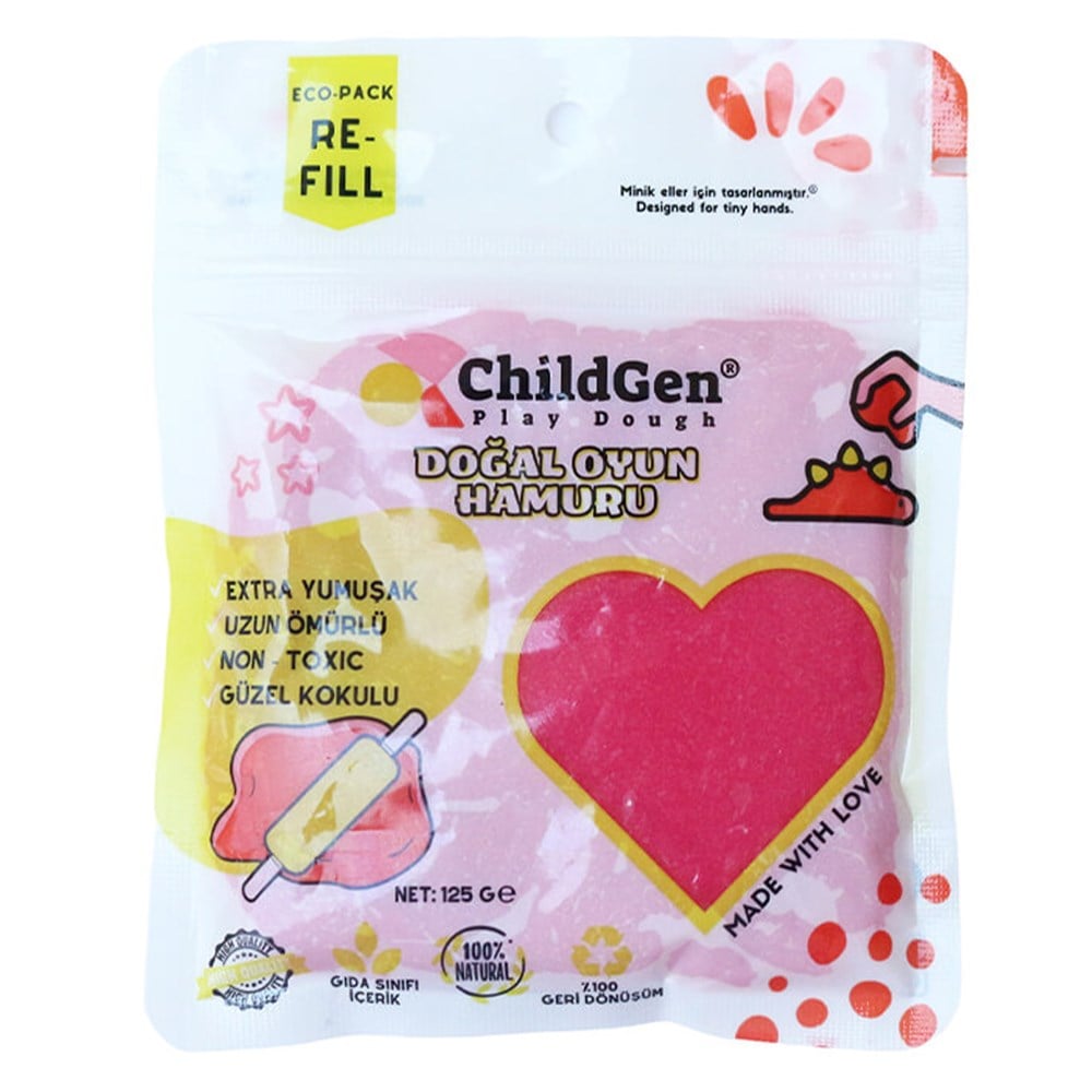 125 GR PEMBE KARTUŞ OYUN HAMURU Çocuk Kitapları Uzmanı - Children's Books Expert