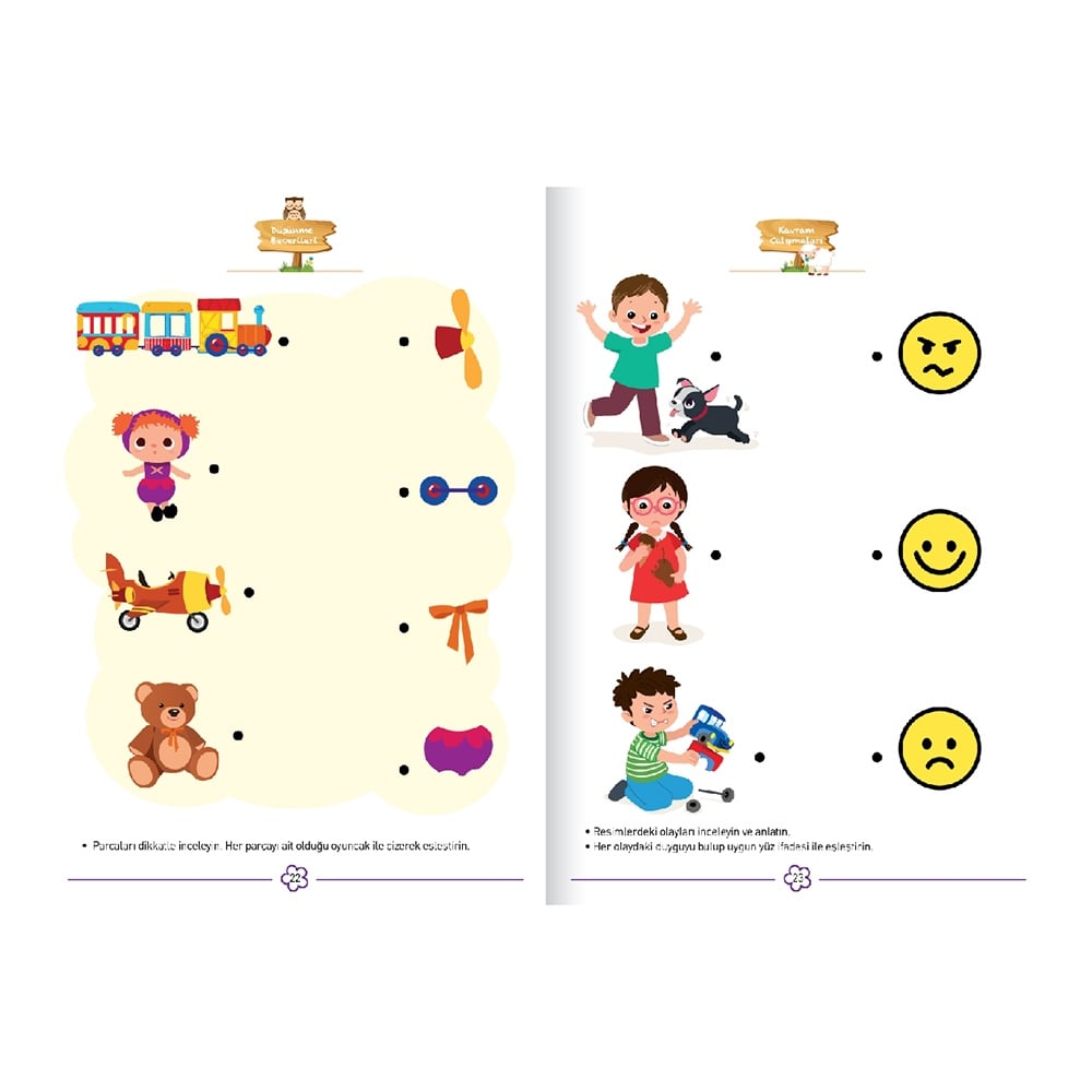 2+ YAŞ ZİHİNSEL ETKİNLİKLER SEVİYE 3 Çocuk Kitapları Uzmanı - Children's Books Expert