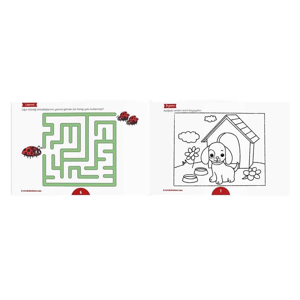 3 YAŞ ETKİNLİK SETİ Çocuk Kitapları Uzmanı - Children's Books Expert