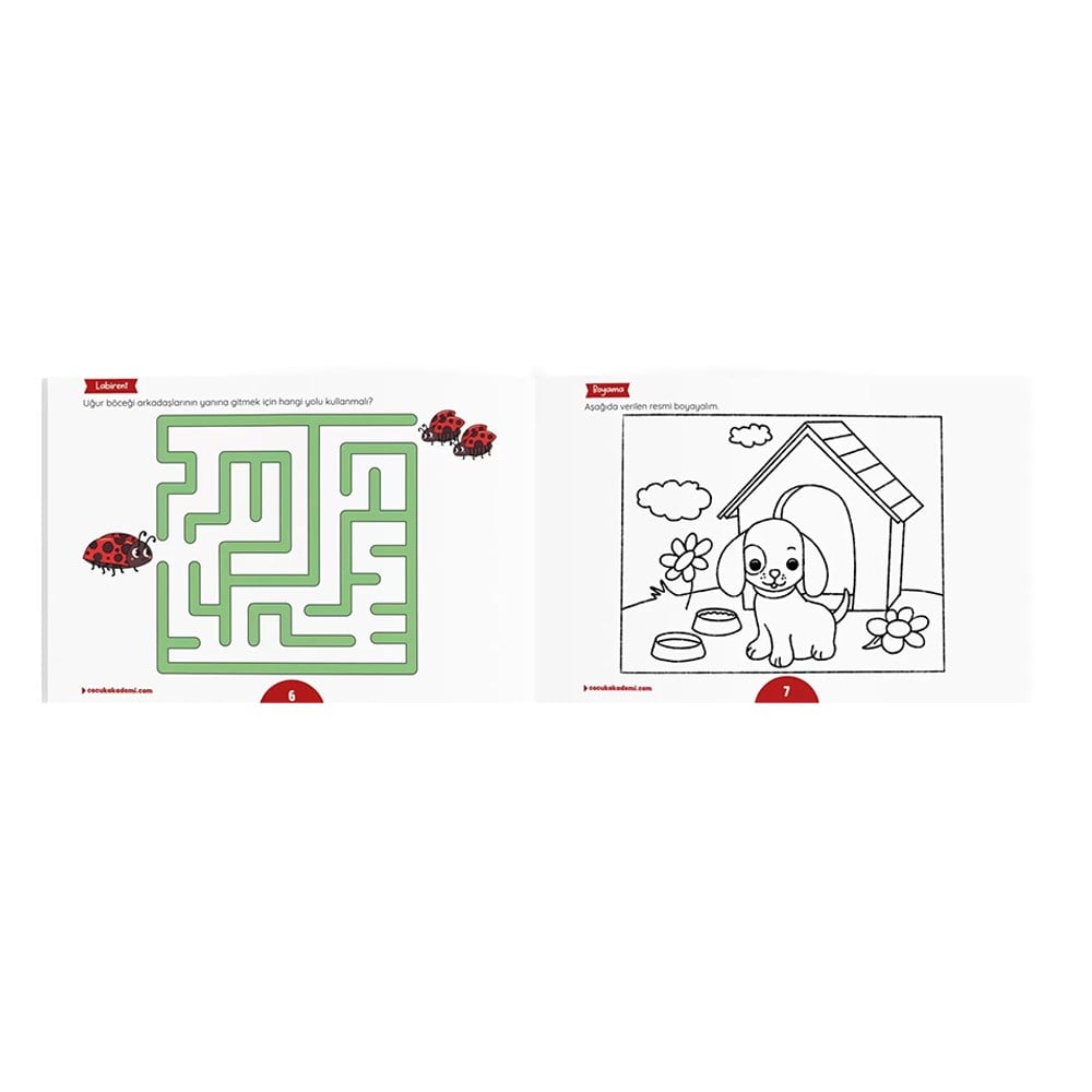 3 YAŞ ETKİNLİK SETİ Çocuk Kitapları Uzmanı - Children's Books Expert