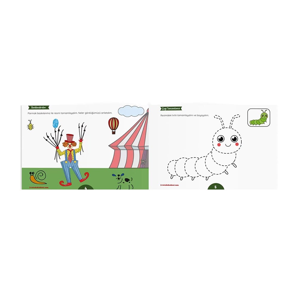 3 YAŞ ETKİNLİK SETİ Çocuk Kitapları Uzmanı - Children's Books Expert