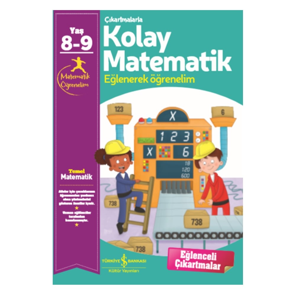 8-9 YAŞ ÇIKARTMALI KOLAY MATEMATİK