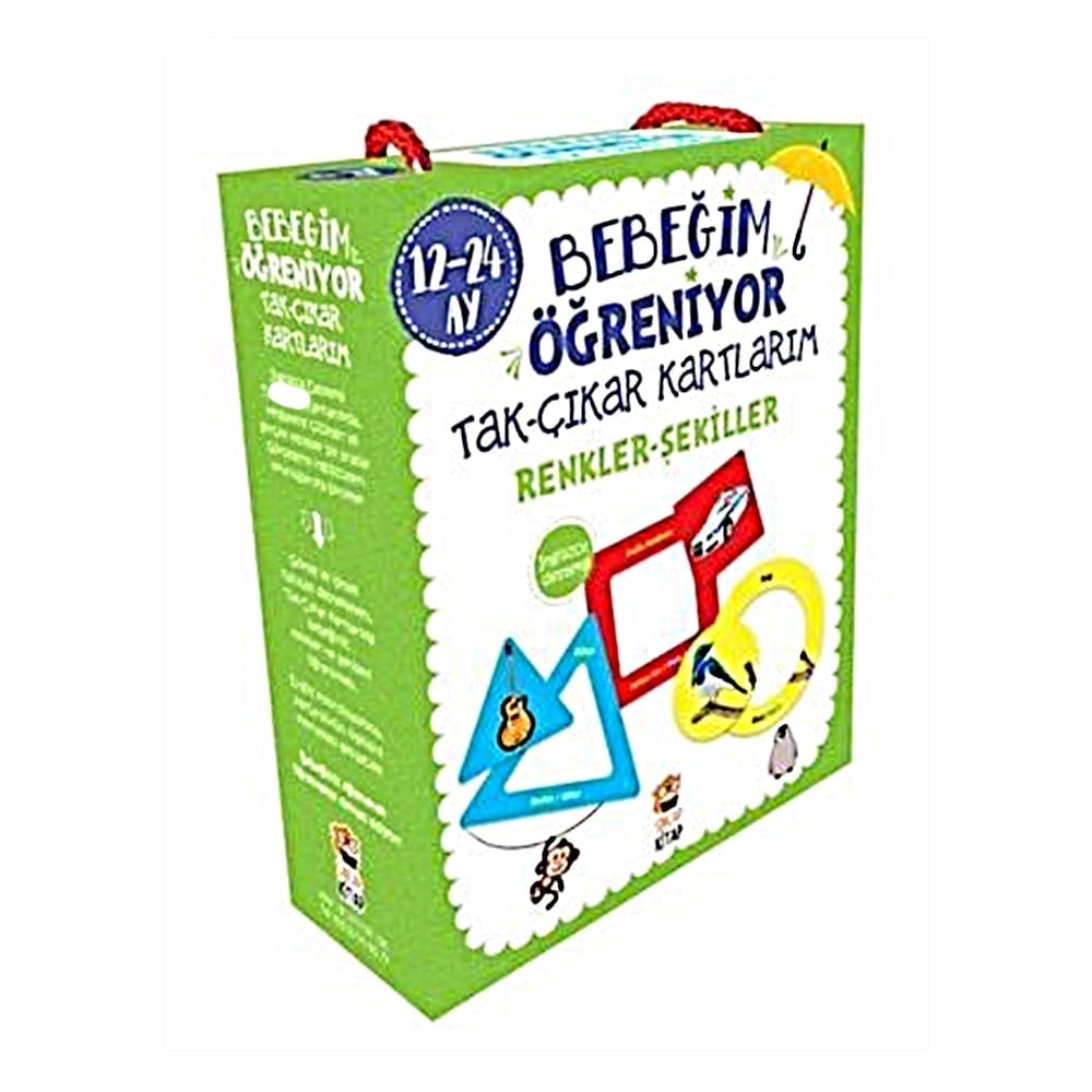 BEBEĞİM ÖĞRENİYOR TAK-ÇIKAR KARTLARIM RENKLER ŞEKİLLER