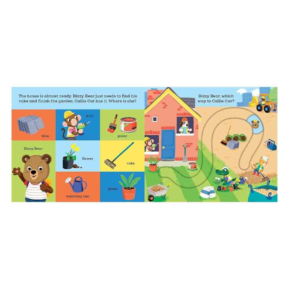 Bizzy Bear - Find and Follow On the Building Site Çocuk Kitapları Uzmanı - Children's Books Expert