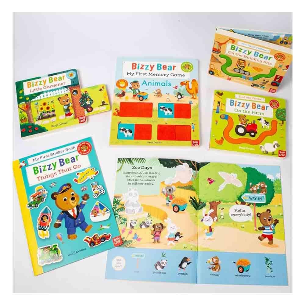 Bizzy Bear - Find and Follow On the Building Site Çocuk Kitapları Uzmanı - Children's Books Expert