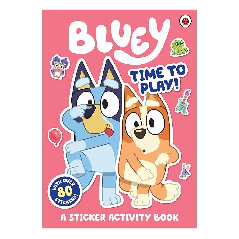 Bluey - Time to Play Sticker Activity Book Çocuk Kitapları Uzmanı - Children's Books Expert
