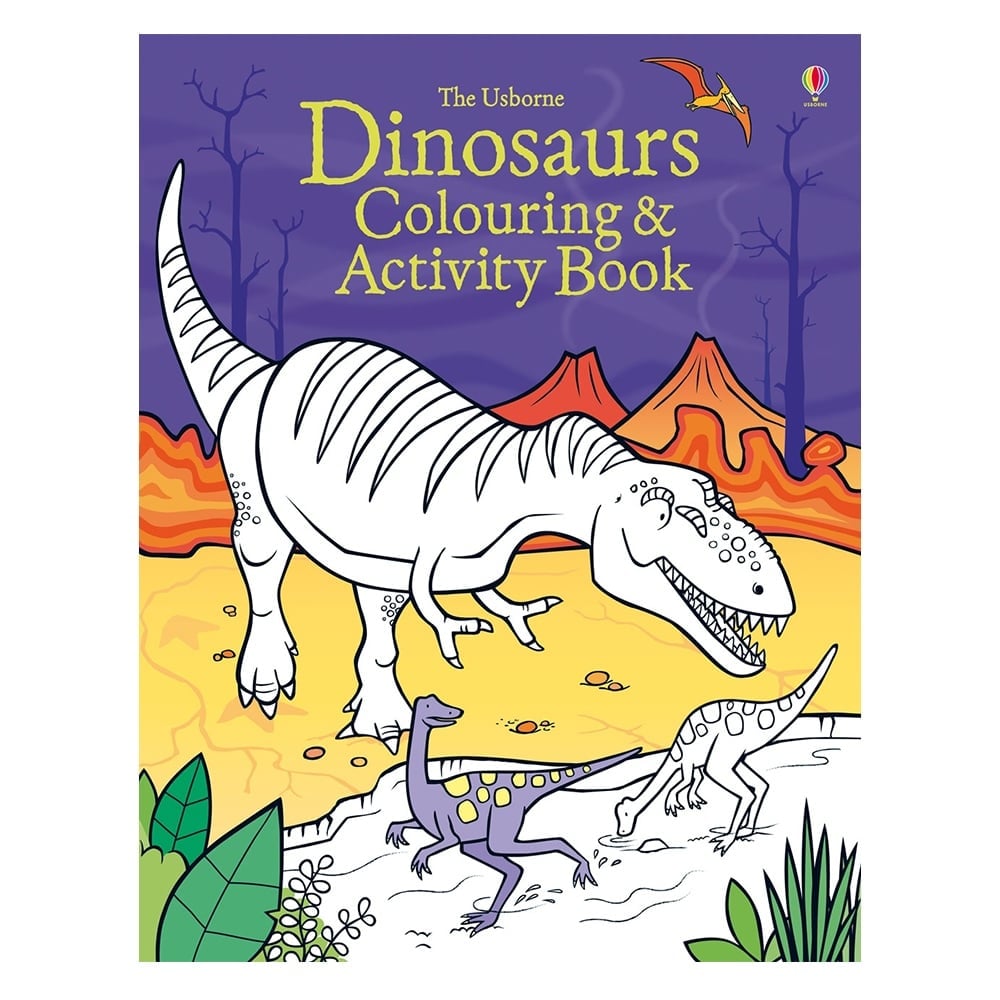 DINOSAURS COLOURING AND ACTIVITY BOOK Çocuk Kitapları Uzmanı - Children's Books Expert