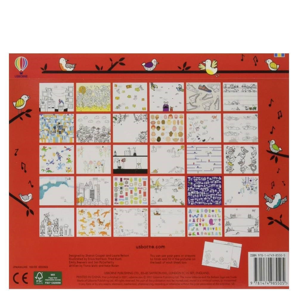 DRAWING AND COLOURING PAD Çocuk Kitapları Uzmanı - Children's Books Expert