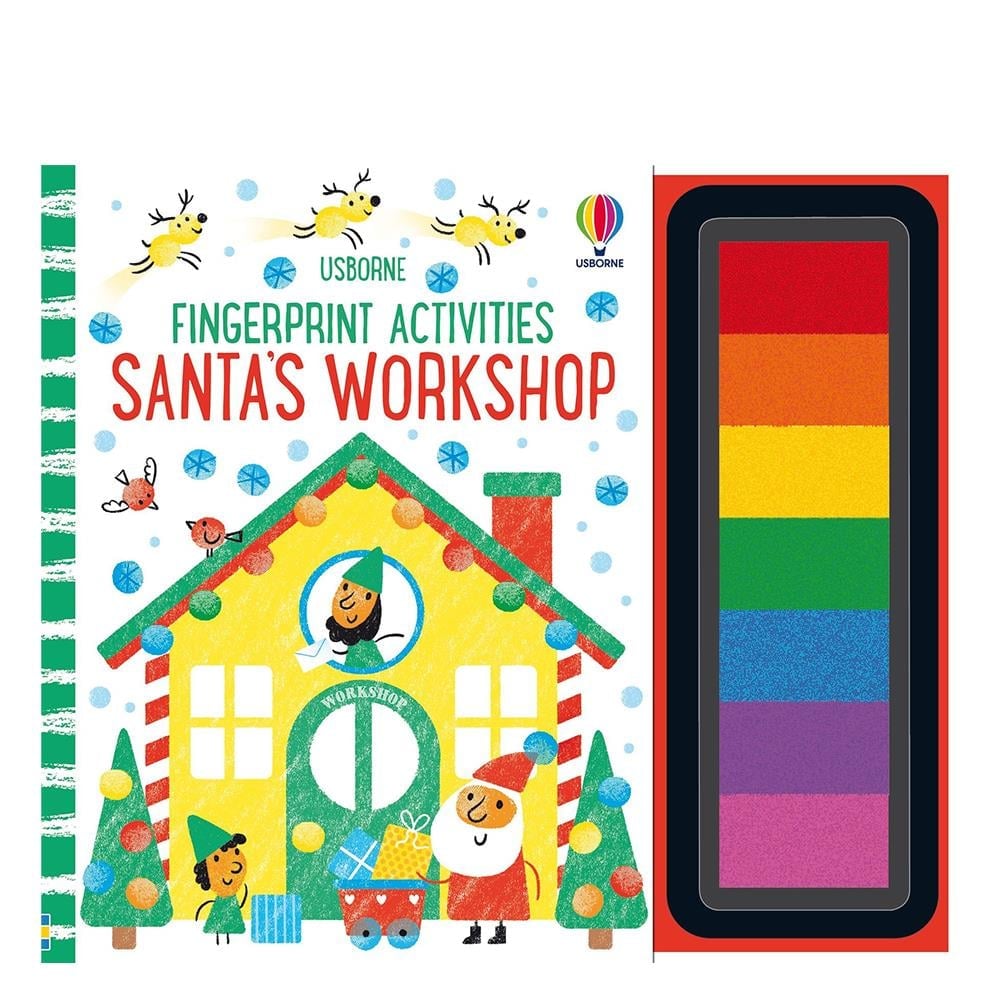 Fingerprint Activities Santas Workshop Çocuk Kitapları Uzmanı - Children's Books Expert