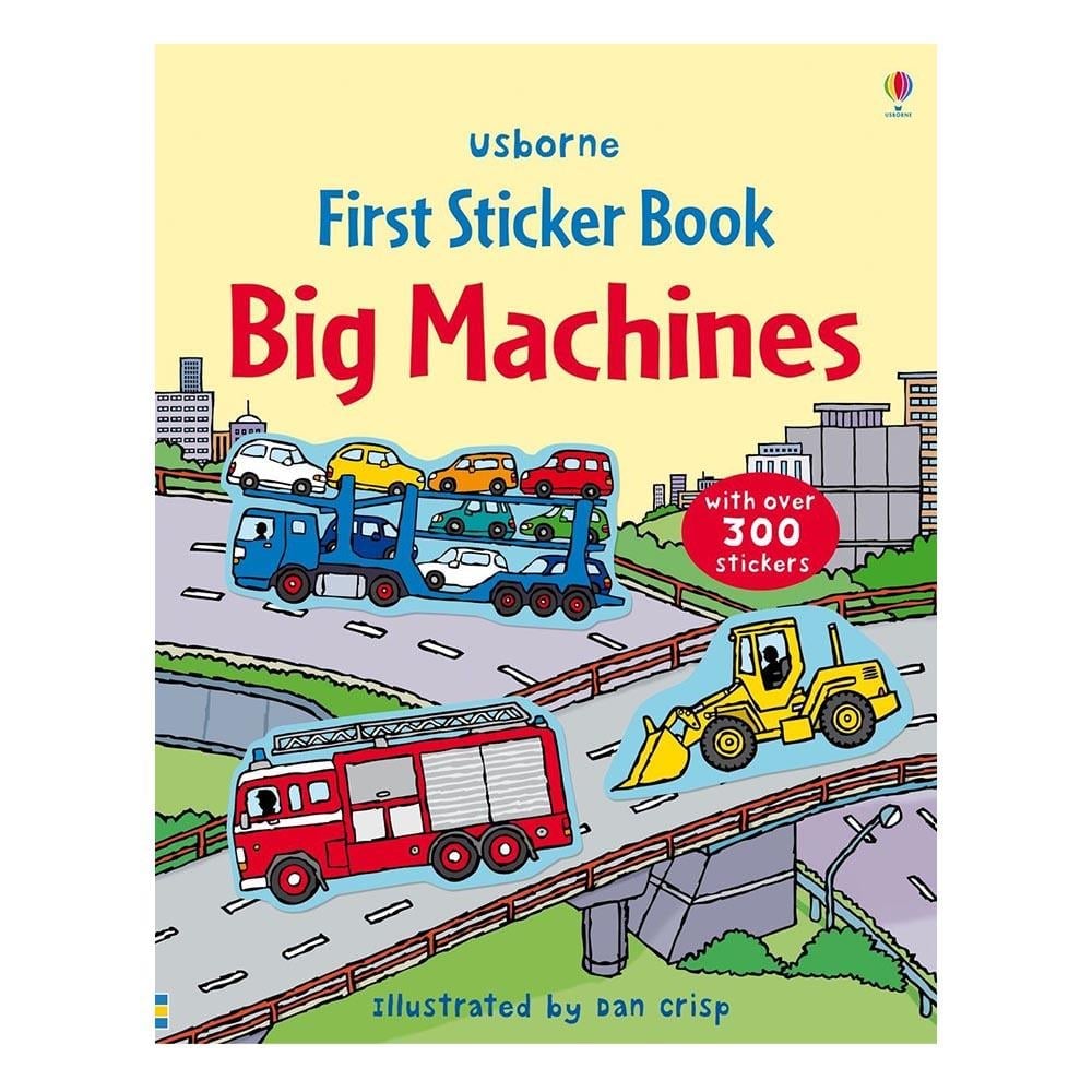 First Sticker Book - Big Machines Çocuk Kitapları Uzmanı - Children's Books Expert