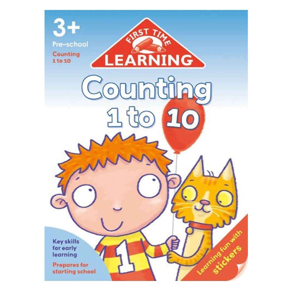 FIRST TIME LEARNING - COUNTING 1-10 Çocuk Kitapları Uzmanı - Children's Books Expert