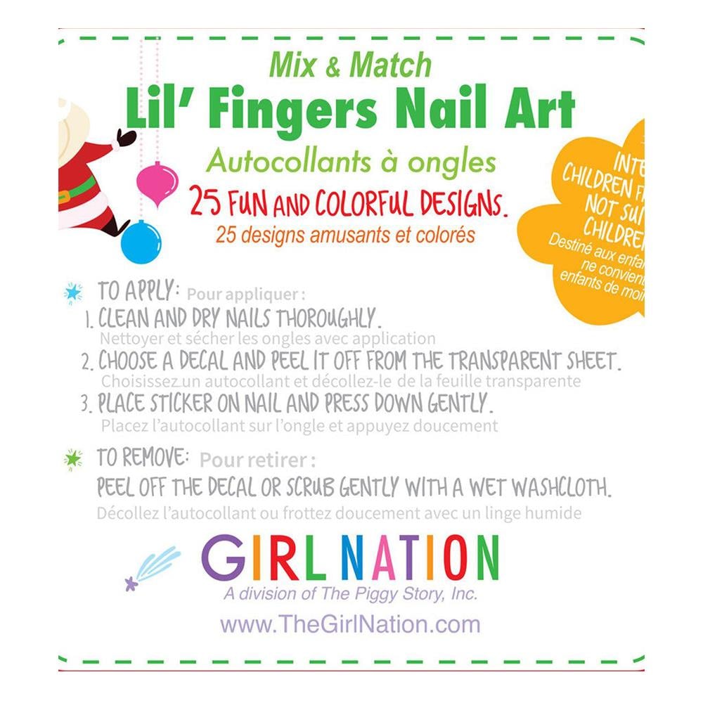 Holly Jolly - Lil Fingers Nail Art Çocuk Kitapları Uzmanı - Children's Books Expert