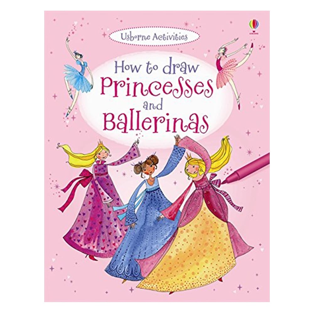 HOW TO DRAW PRINCESSES AND BALLERINAS Çocuk Kitapları Uzmanı - Children's Books Expert