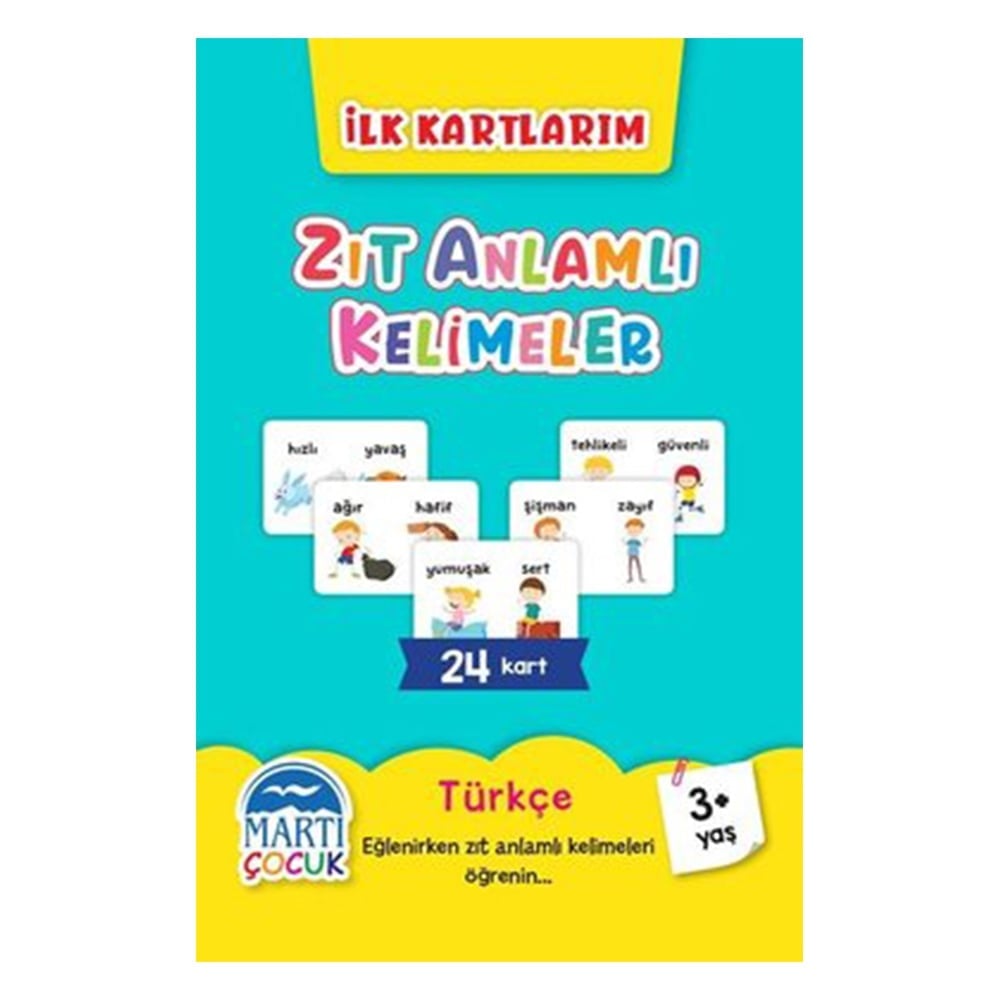 İLK KARTLARIM ZIT ANLAMLILAR Çocuk Kitapları Uzmanı - Children's Books Expert