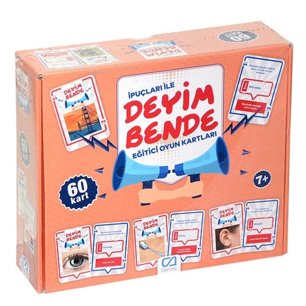 İPUÇLARI İLE DEYİM BENDE EĞİTİCİ OYUN KARTLARI