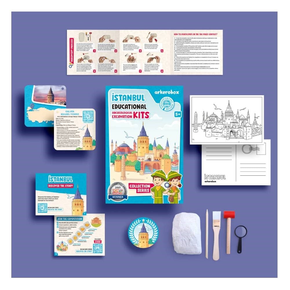 İSTANBUL EĞİTİCİ KAZI SETİ Çocuk Kitapları Uzmanı - Children's Books Expert