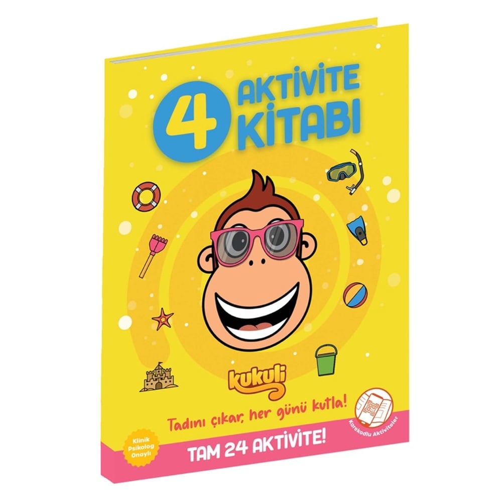 KUKULİ AKTİVİTE KİTABI 4 Çocuk Kitapları Uzmanı - Children's Books Expert