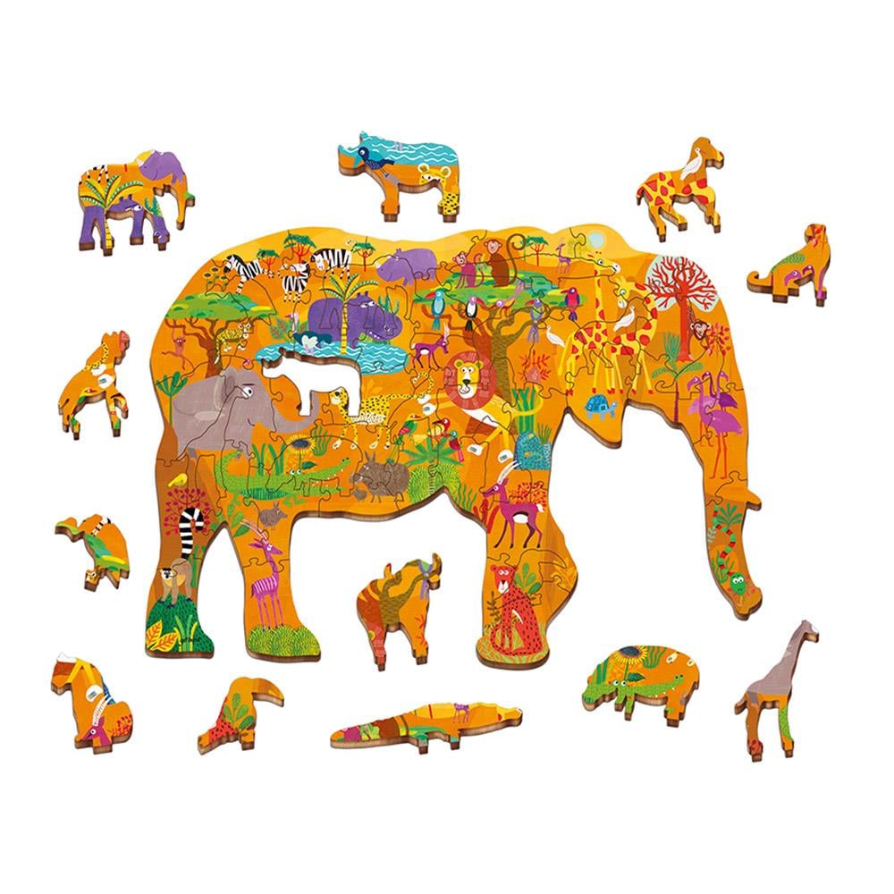La Savana - The Savannah - Woody Puzzle Çocuk Kitapları Uzmanı - Children's Books Expert