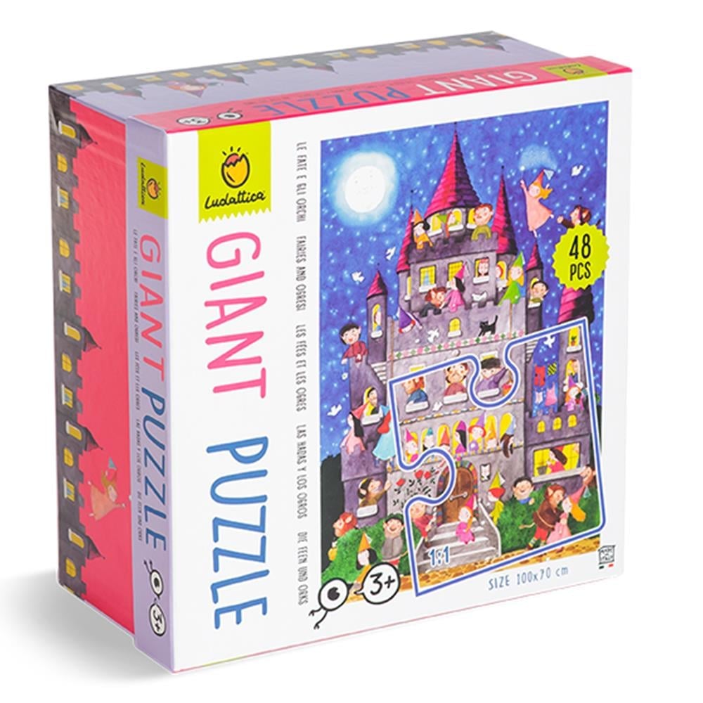 Le Fate E Gli Orchi - Fairies And Orcs Giant Puzzl Çocuk Kitapları Uzmanı - Children's Books Expert
